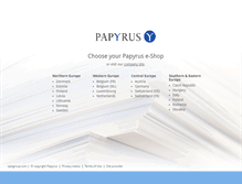 Tablet Screenshot of papyrus.com