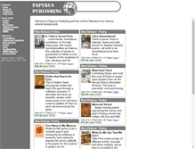 Tablet Screenshot of papyrus.com.au