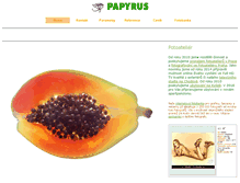 Tablet Screenshot of papyrus.cz